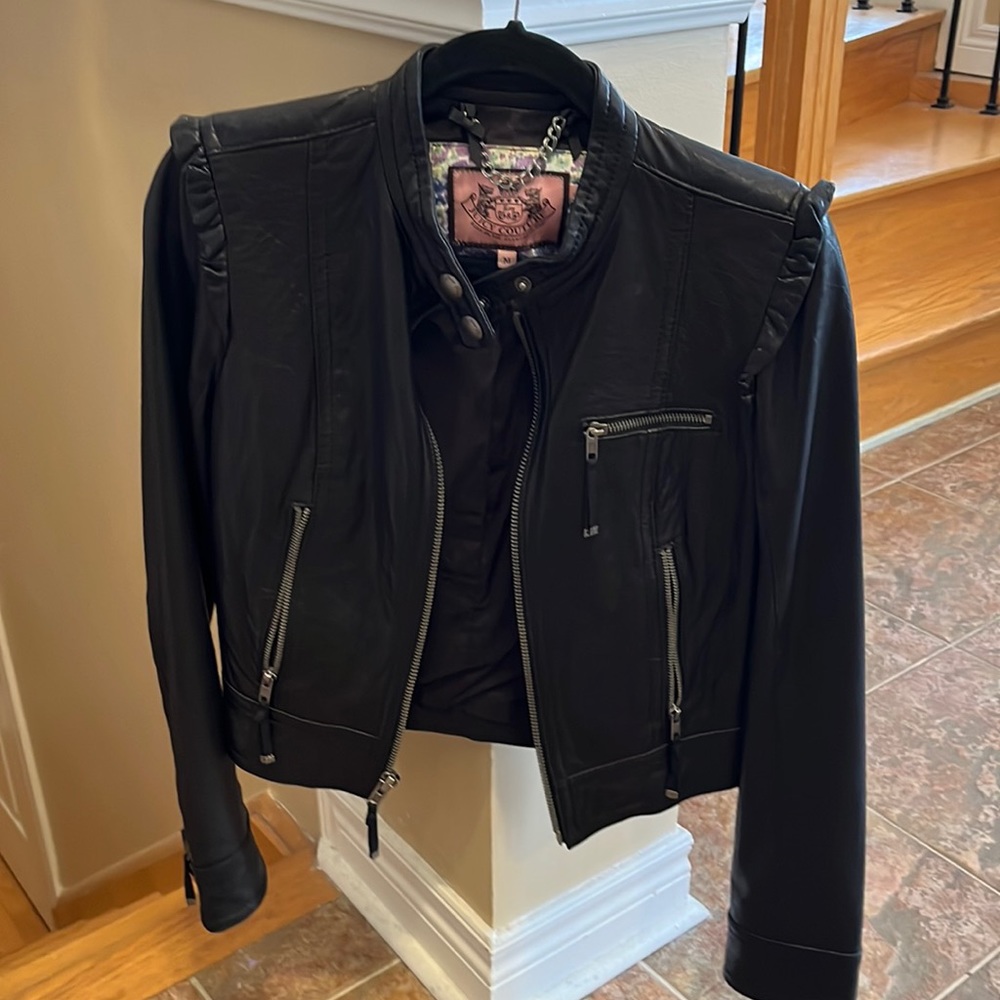 Juicy Couture genuine leather jacket